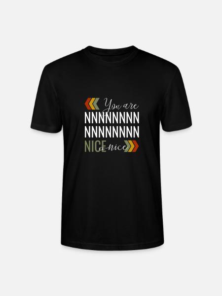 You are nice - Stanley/Stella CRAFTER Unisex Organic T-Shirt - black