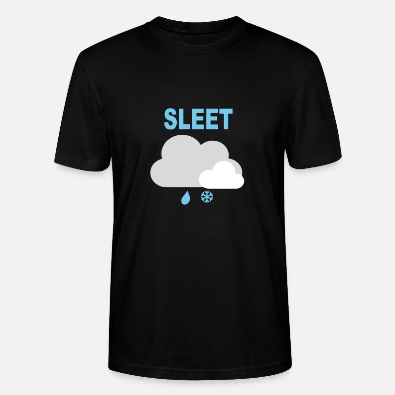 SLEET - Graupel - Stanley/Stella Unisex Bio-T-Shirt CRAFTER - Schwarz