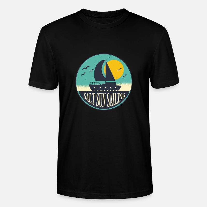 Salt Sun Sailing - Stanley/Stella Unisex Bio-T-Shirt CRAFTER - Schwarz
