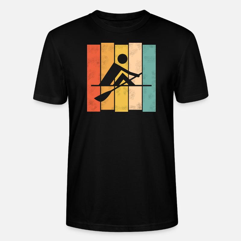Rudern - Stanley/Stella Unisex Bio-T-Shirt CRAFTER - Schwarz