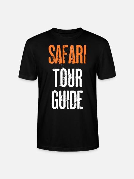 Safari tour guide - Stanley/Stella CRAFTER Unisex Organic T-Shirt - black