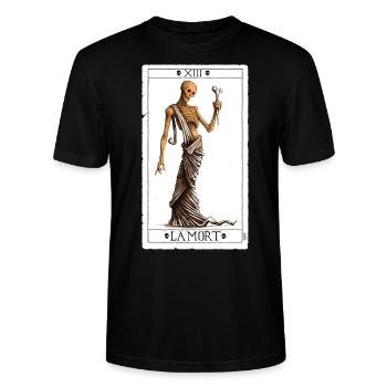 Das namenlose Arkanum - Stanley/Stella Unisex Bio-T-Shirt CRAFTER - Schwarz - Vorne - Alina (178cm) & Michal (187cm)