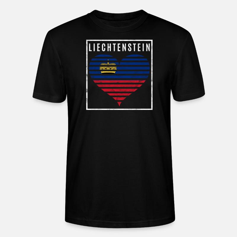 Liechtenstein - T-shirt bio CRAFTER Stanley Stella Unisexe - noir