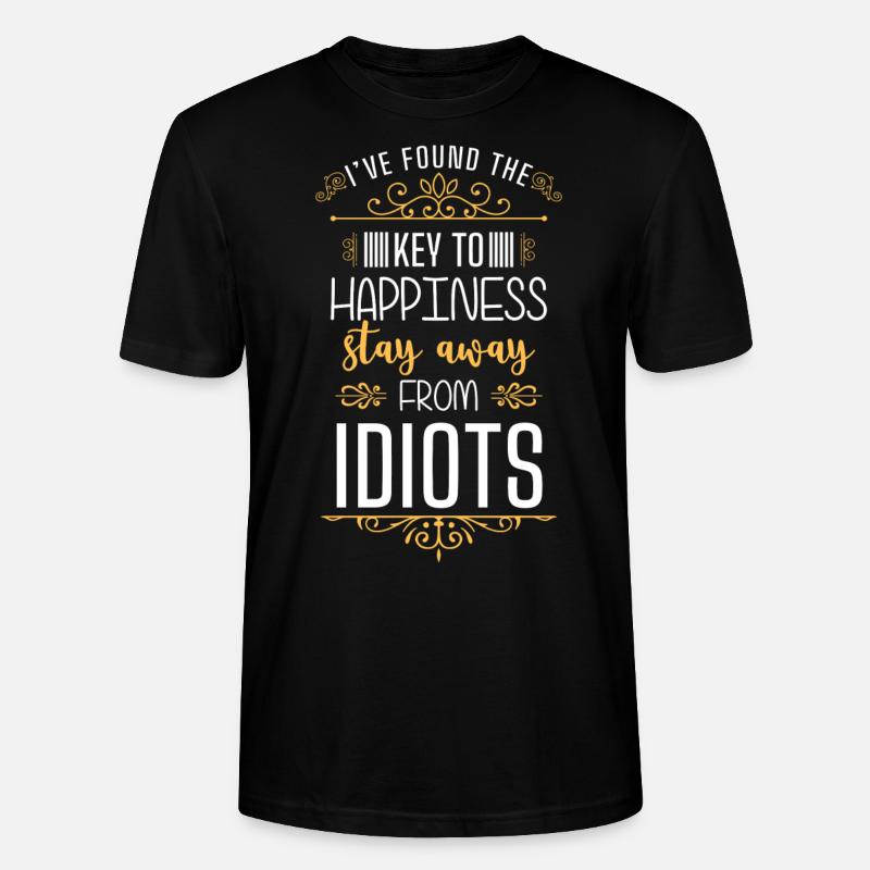 Bonheur Argent Positif - T-shirt bio CRAFTER Stanley Stella Unisexe - noir