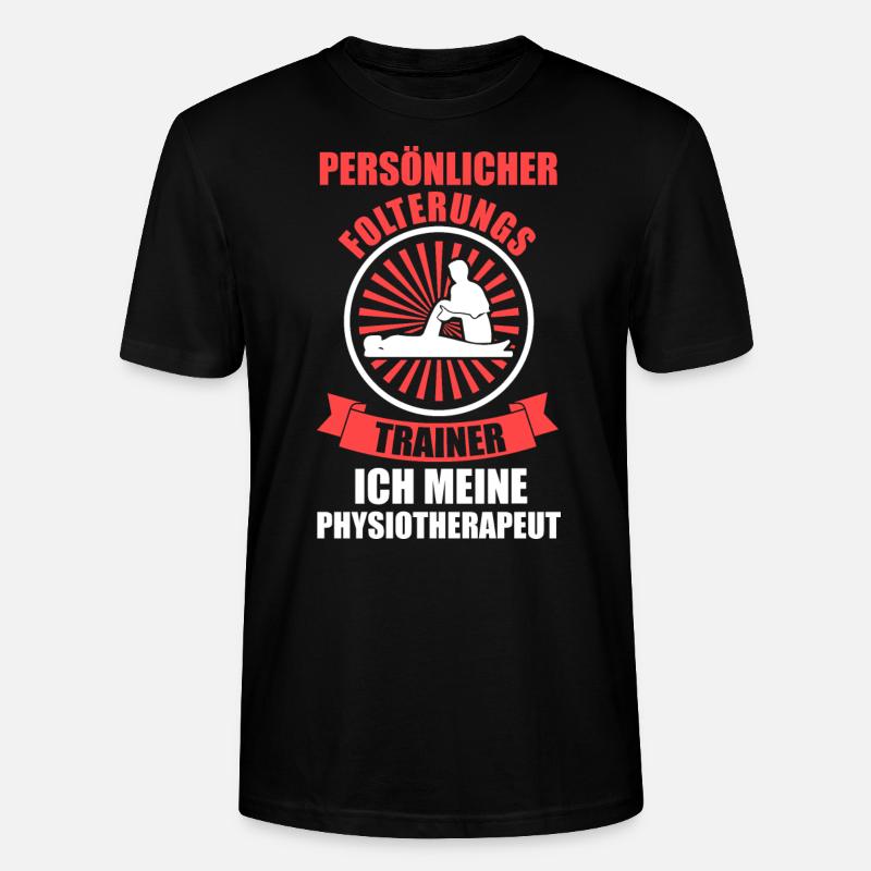 Physiotherapeut Beruf Physio Geschenk - Stanley/Stella Unisex Bio-T-Shirt CRAFTER - Schwarz
