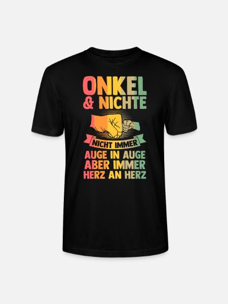 Patenonkel Pate Taufpate Geschenk - Stanley/Stella Unisex Bio-T-Shirt CRAFTER - Schwarz