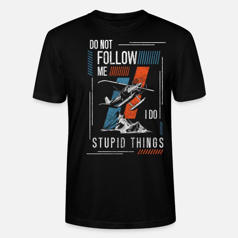 Skydive Luft Pilot - Stanley/Stella Unisex Bio-T-Shirt CRAFTER - Schwarz