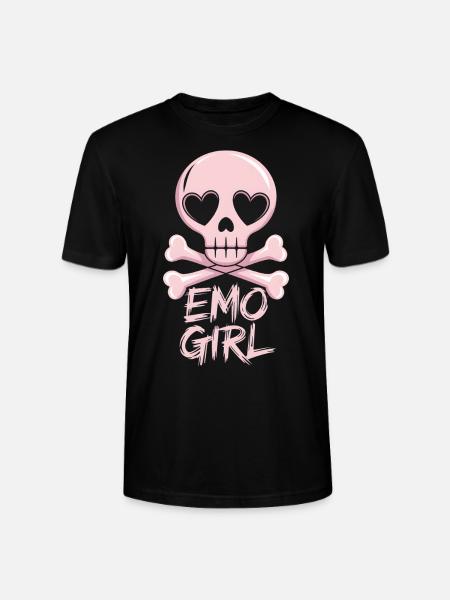 Emo Girl! - Stanley/Stella CRAFTER Unisex Organic T-Shirt - black