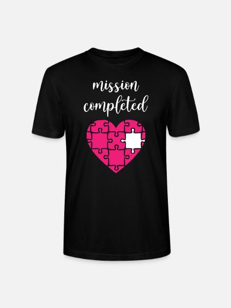 Mission Completed Puzzle - Stanley/Stella CRAFTER Unisex Organic T-Shirt - black