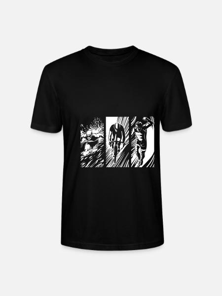 Triathlon - Swimming, Cycling, Running - Stanley/Stella CRAFTER Unisex Organic T-Shirt - black