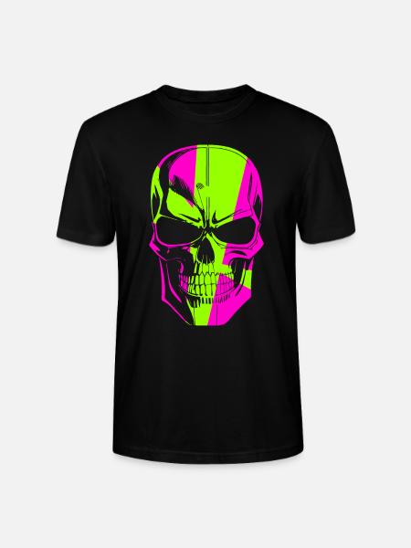Krasser Techno Skull - Stanley/Stella Unisex Bio-T-Shirt CRAFTER - Schwarz