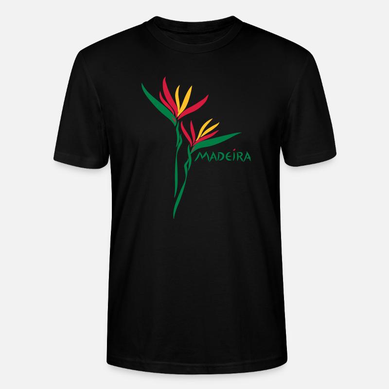 Madeira Strelizia - Stanley/Stella Unisex Bio-T-Shirt CRAFTER - Schwarz
