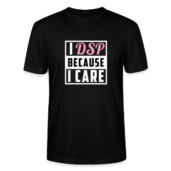 Direct Support Professional - Stanley/Stella CRAFTER Unisex Organic T-Shirt - black - Front - Alina (178cm) & Michal (187cm)