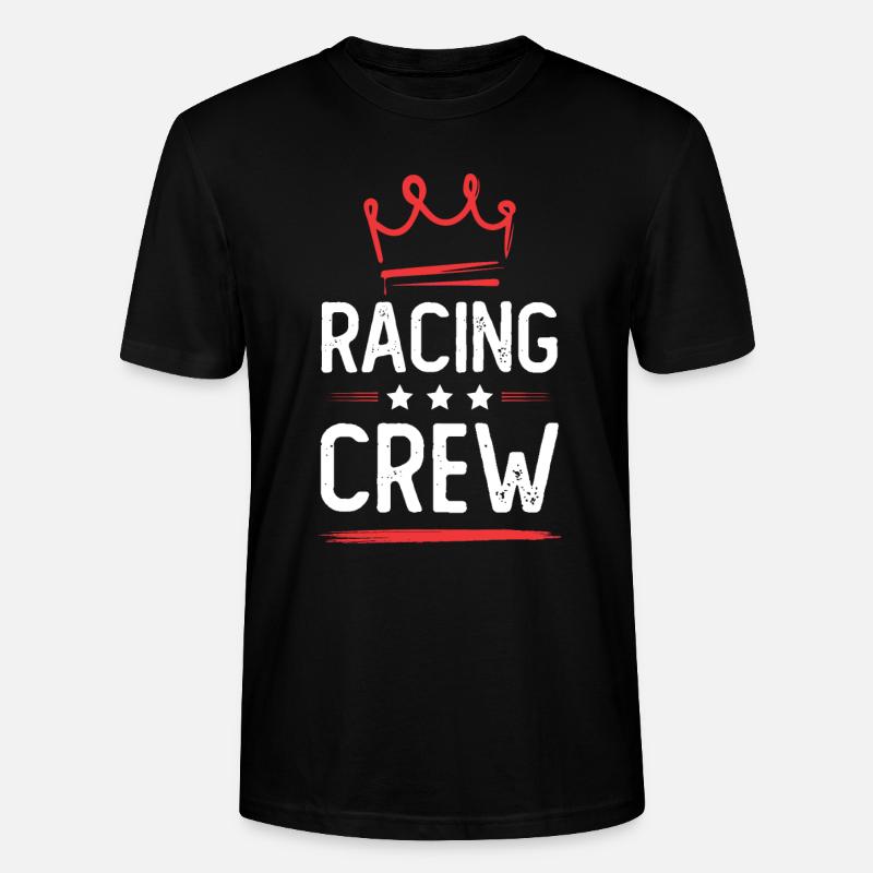 Équipage de course - T-shirt bio CRAFTER Stanley Stella Unisexe - noir