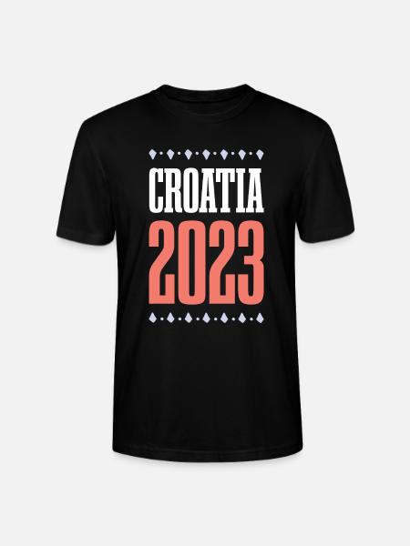 Croatia 2023 - Stanley/Stella CRAFTER Unisex Organic T-Shirt - black
