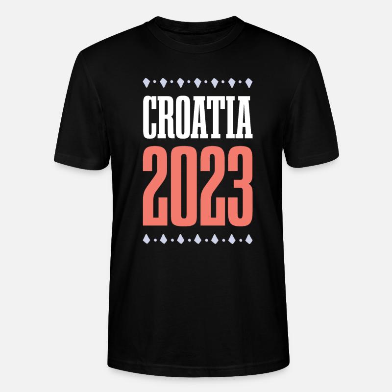Croatia 2023 - Stanley/Stella Unisex Bio-T-Shirt CRAFTER - Schwarz