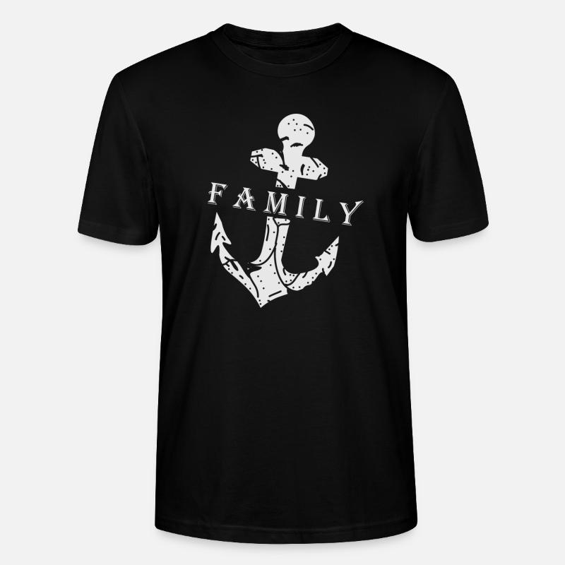 Anker - Stanley/Stella Unisex Bio-T-Shirt CRAFTER - Schwarz