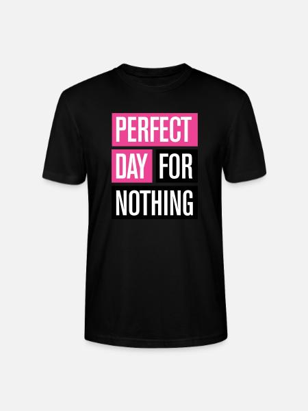 Pefect day print! - T-shirt bio CRAFTER Stanley Stella Unisexe - noir