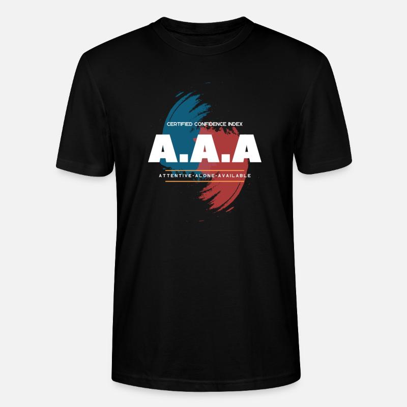 Single A.A.A. - Stanley/Stella Unisex Bio-T-Shirt CRAFTER - Schwarz