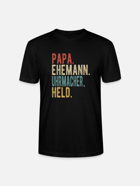 Uhrmacher Papa Ehemann Held - Stanley/Stella Unisex Bio-T-Shirt CRAFTER - Schwarz