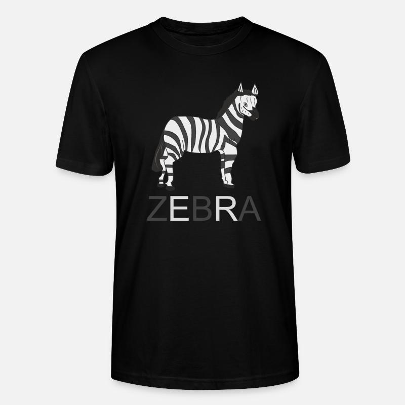ZEBRA - Stanley/Stella Unisex Bio-T-Shirt CRAFTER - Schwarz