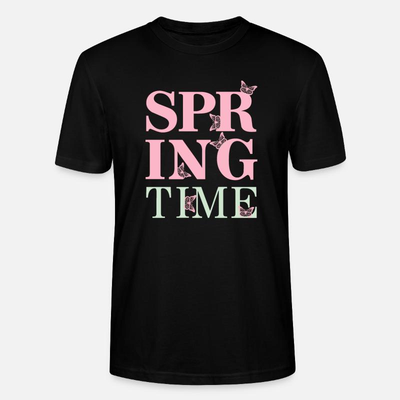 SpringTime - Endlich Frühling! - Stanley/Stella Unisex Bio-T-Shirt CRAFTER - Schwarz