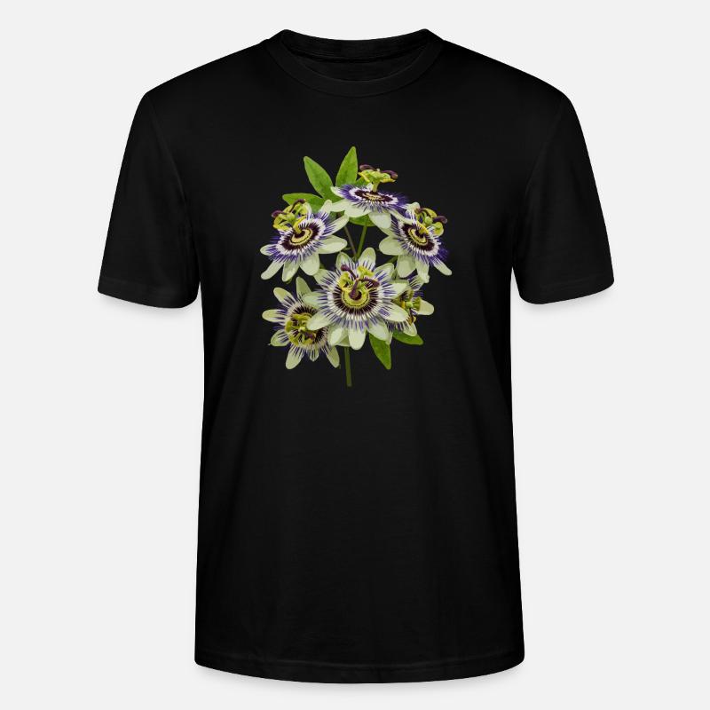 Passiflore - T-shirt bio CRAFTER Stanley Stella Unisexe - noir