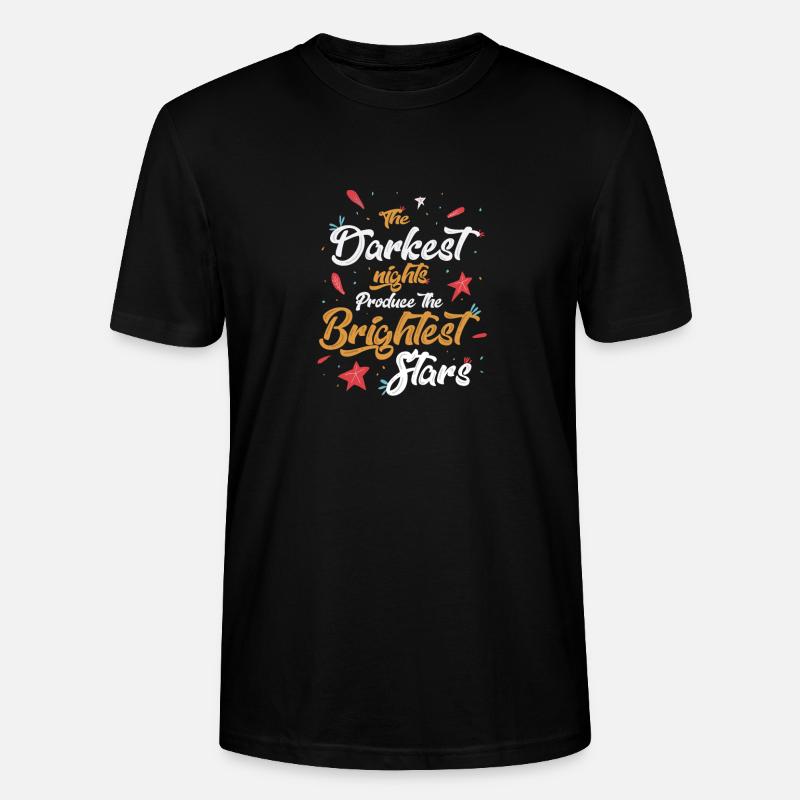 Hellste Sterne Geschenk - Stanley/Stella Unisex Bio-T-Shirt CRAFTER - Schwarz