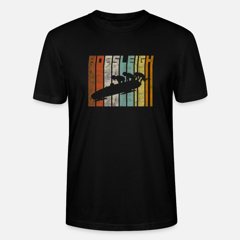 Bob Bobsleigh rétro Bob - T-shirt bio CRAFTER Stanley Stella Unisexe - noir