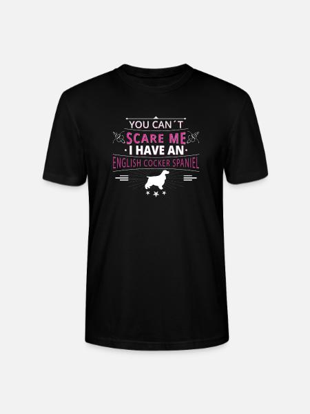 English Cocker Spaniel scare - Stanley/Stella Unisex Bio-T-Shirt CRAFTER - Schwarz