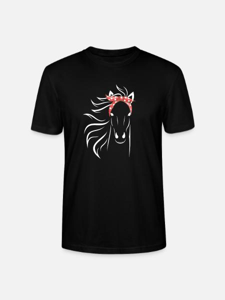 cheval - T-shirt bio CRAFTER Stanley Stella Unisexe - noir