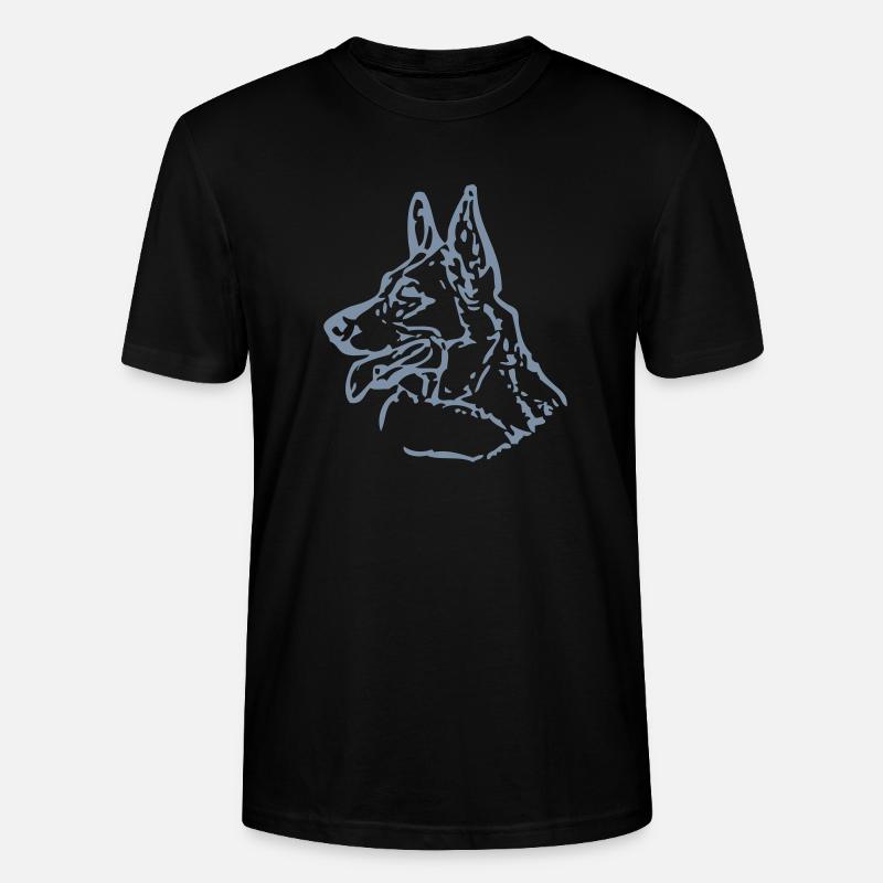 duitseherdervec02 - T-shirt bio CRAFTER Stanley Stella Unisexe - noir