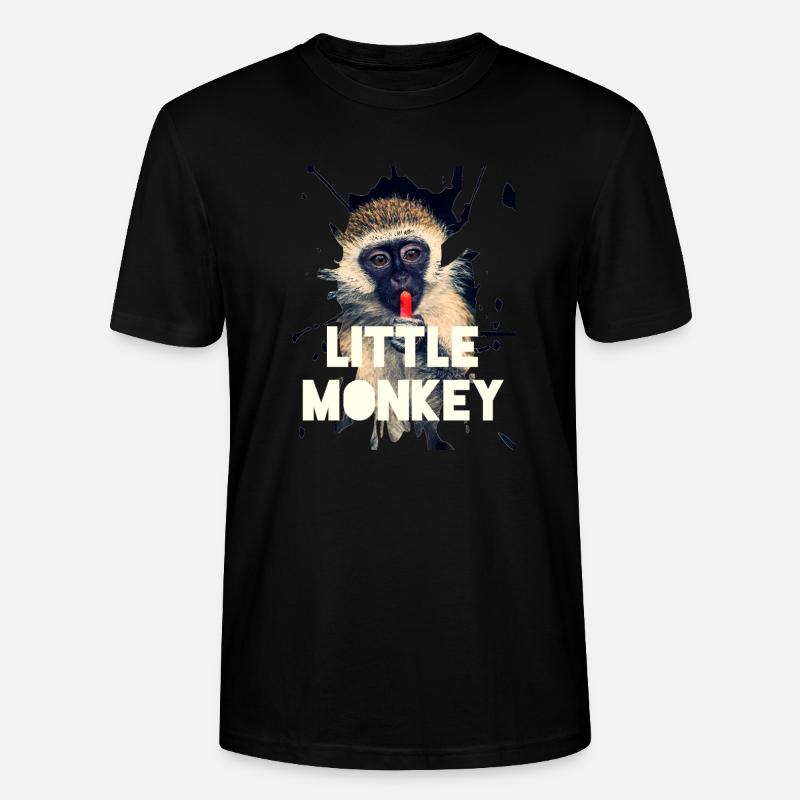 singe - T-shirt bio CRAFTER Stanley Stella Unisexe - noir