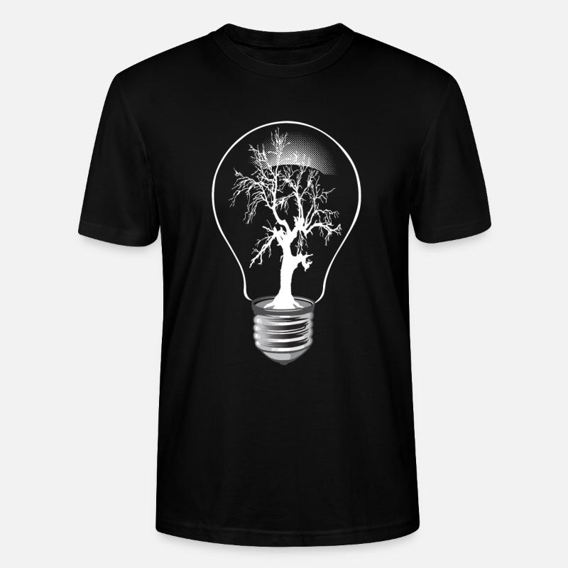 Tree light - T-shirt bio CRAFTER Stanley Stella Unisexe - noir