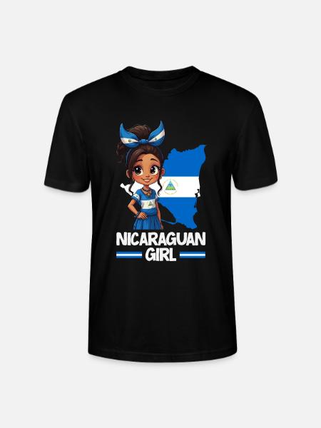 Nicaragua Flag Pride & Home - Stanley/Stella CRAFTER Unisex Organic T-Shirt - black