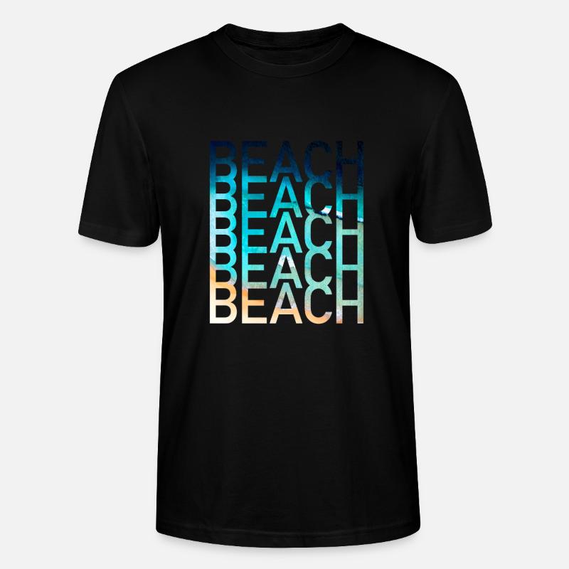 Beach Sommer - Stanley/Stella Unisex Bio-T-Shirt CRAFTER - Schwarz