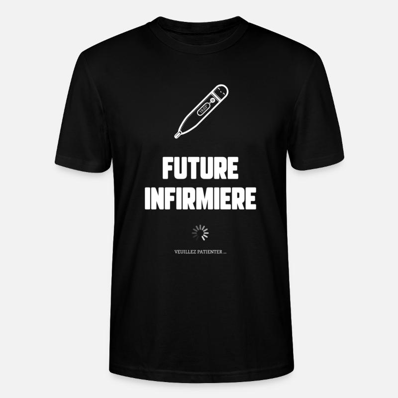 Future infirmière - T-shirt bio CRAFTER Stanley Stella Unisexe - noir