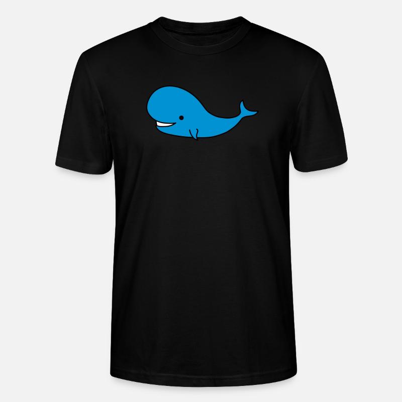 Whale - Stanley/Stella Unisex Bio-T-Shirt CRAFTER - Schwarz