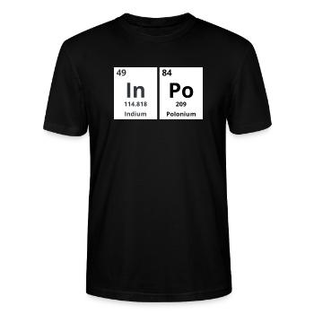 In Po - Stanley/Stella Unisex Bio-T-Shirt CRAFTER - Schwarz - Vorne - Alina (178cm) & Michal (187cm)