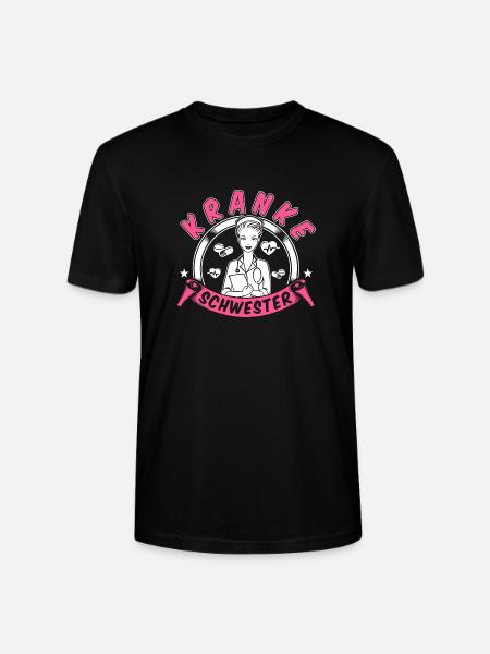 Kranke Schwester - Stanley/Stella Unisex Bio-T-Shirt CRAFTER - Schwarz