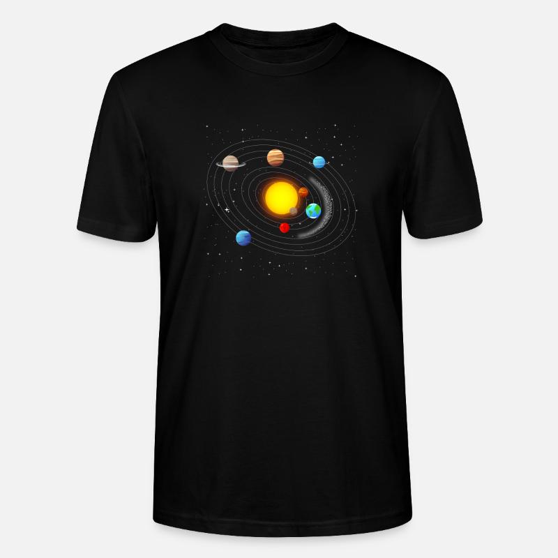 Solar System - Stanley/Stella CRAFTER Unisex Organic T-Shirt - black