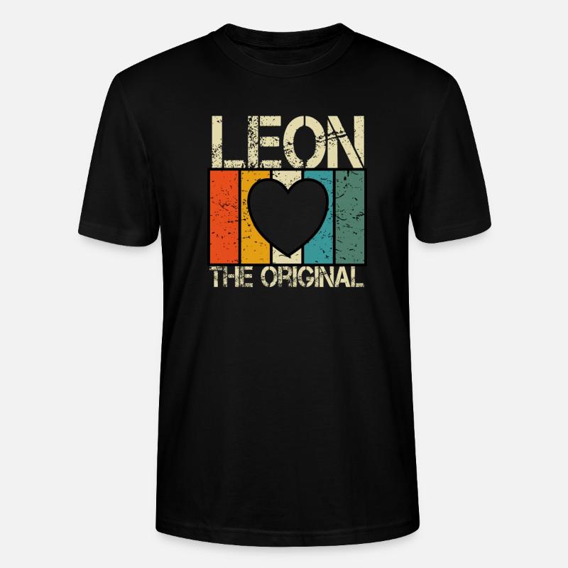 Leon - Stanley/Stella Unisex Bio-T-Shirt CRAFTER - Schwarz