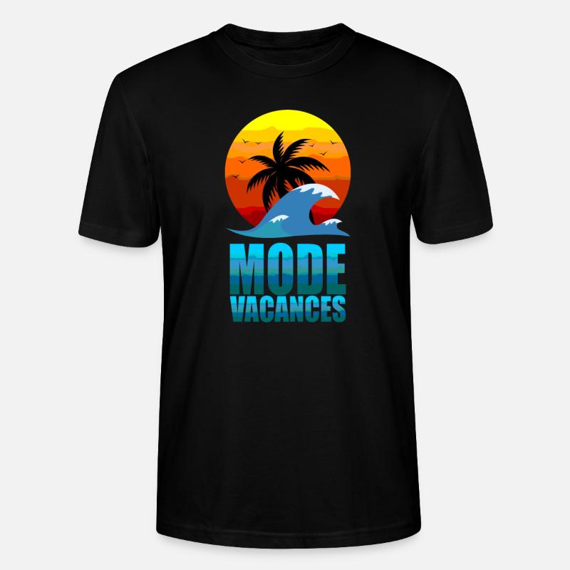 Mode Vacances - T-shirt bio CRAFTER Stanley Stella Unisexe - noir