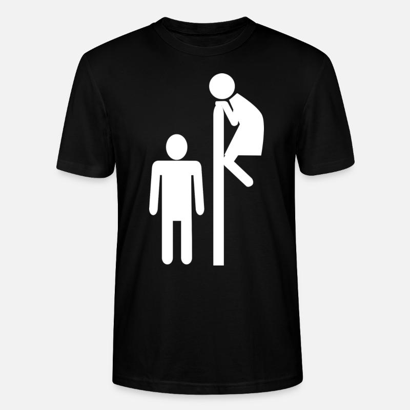 WC Toilette Geschenkidee - Stanley/Stella Unisex Bio-T-Shirt CRAFTER - Schwarz