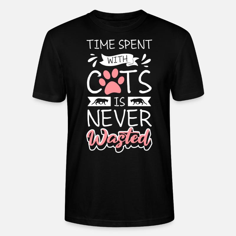 Chat Chat Ami Chat Maîtresse - T-shirt bio CRAFTER Stanley Stella Unisexe - noir