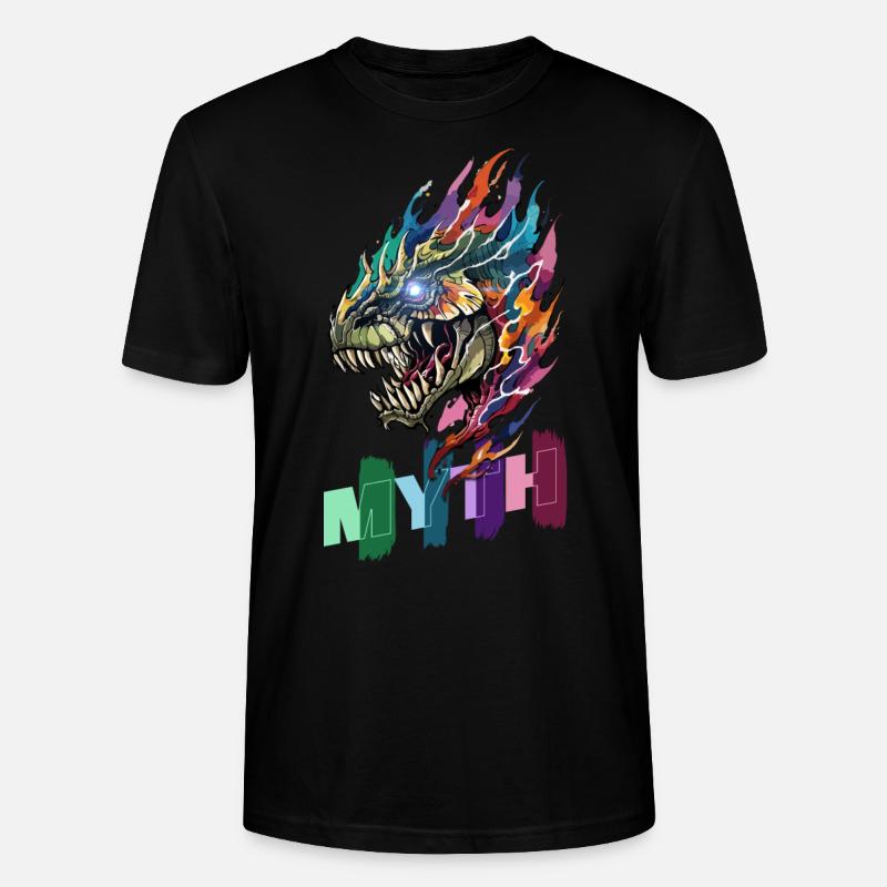 Mythical Creature - Embrasser l’inconnu - T-shirt bio CRAFTER Stanley Stella Unisexe - noir