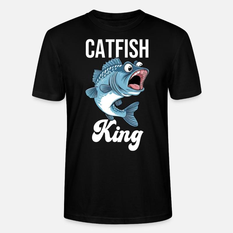 Roi du poisson-chat - T-shirt bio CRAFTER Stanley Stella Unisexe - noir