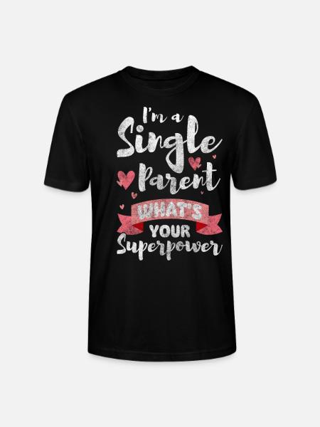 Single Parent Partner Mother - Stanley/Stella CRAFTER Unisex Organic T-Shirt - black
