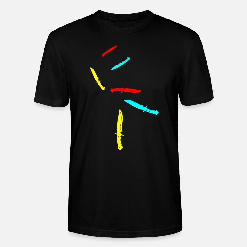 Messer icon - Stanley/Stella Unisex Bio-T-Shirt CRAFTER - Schwarz