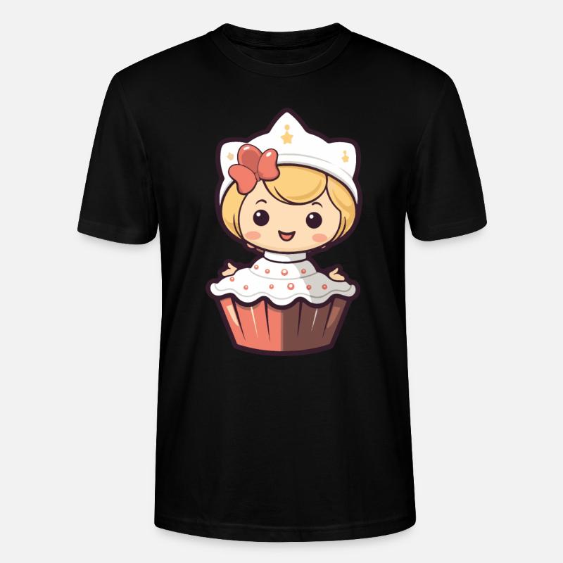 Backfee Fee Backen Kuchen - Stanley/Stella Unisex Bio-T-Shirt CRAFTER - Schwarz